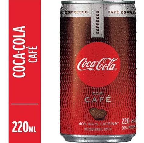 Refrigerante Coca cola Plus Café Espresso Lata 220ml MercadoLivre