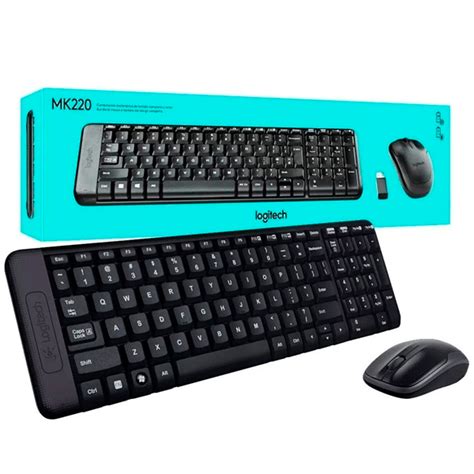 Combo Logitech MK220 Inalámbrico Multimedia Teclado Mouse El Punto