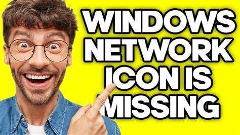 How To Fix Network Icon Is Missing On Windows Youtube