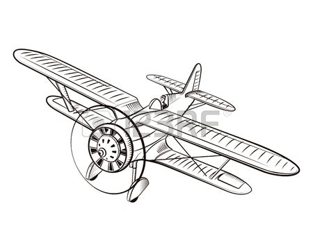 Vintage Plane Silhouette at GetDrawings | Free download