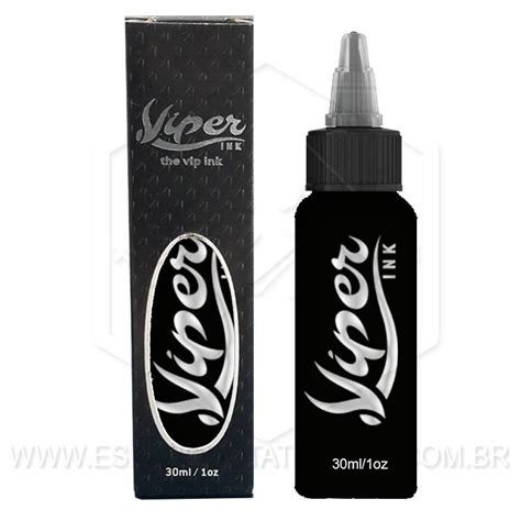 Viper Ink Preto Turbinado Ml Espa O Do Tatuador Equipamentos De