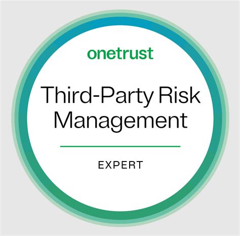 Third Party Risk Management Professional Certifications Onetrust