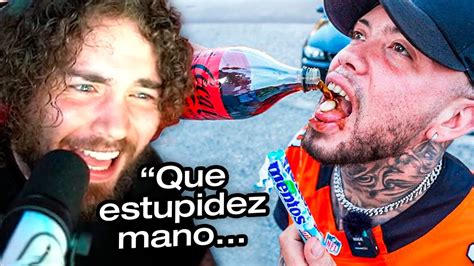 wuant reage a João Sousa Coca Cola e Mentos VS Humano YouTube