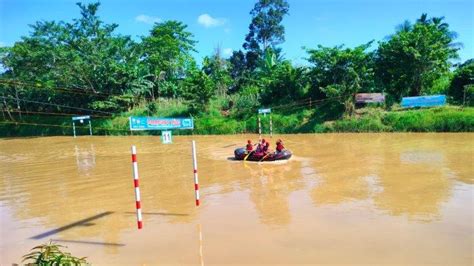 Cabang Olahraga Arung Jeram Porprov Jambi Di Sungai Sijenjang