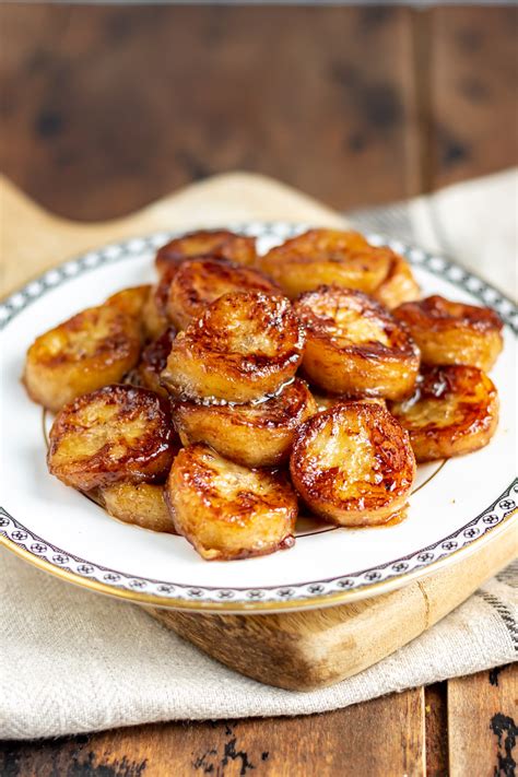 Maple Pan-Fried Bananas - Veggie Desserts