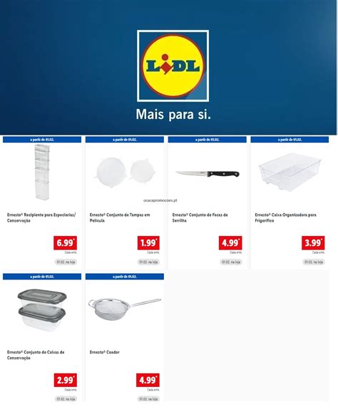 Antevisão Folheto LIDL Bazar Cozinha Promoções a partir de 1 fevereiro