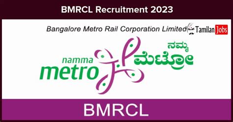 BMRCL Recruitment 2023 Maintainer Section Engineer Jobs Apply Now