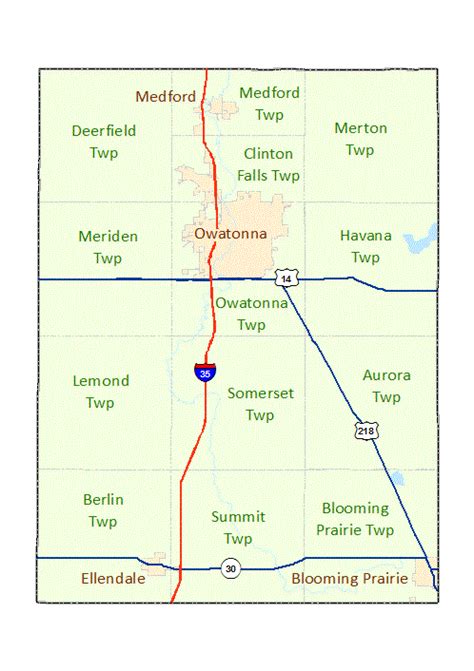 Steele County Maps