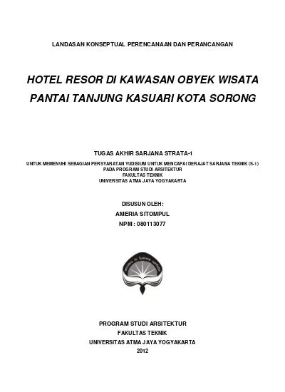 Landasan Konseptual Perencanaan Dan Perancangan Landasan Konseptual