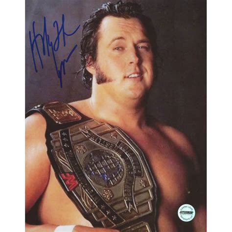 The Honky Tonk Man Signed Wwf X Photo Fiterman Sports Hologram