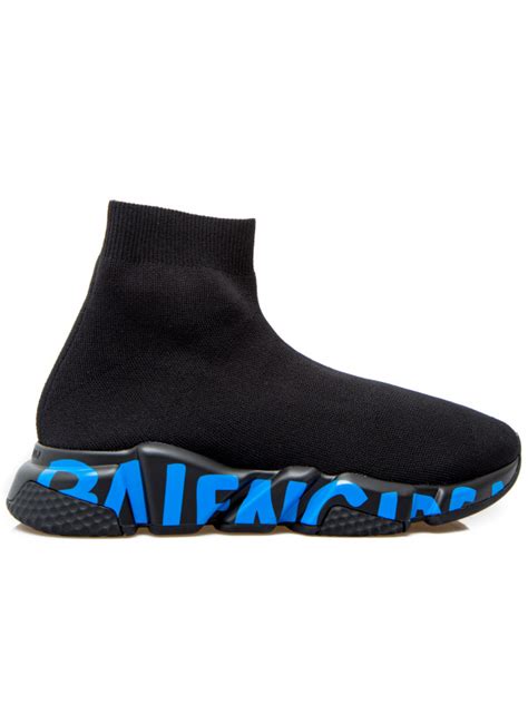 Balenciaga Speed Lt Graffiti Zwart Derodeloper