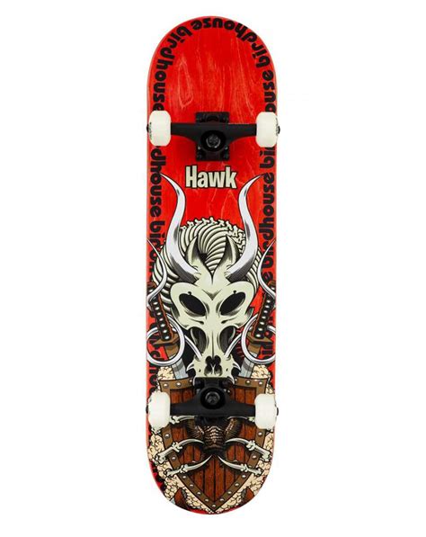 Birdhouse Hawk Gladiator 8125 Complete Skateboard Red