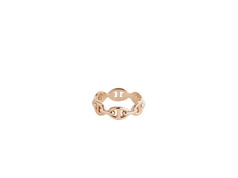 Sasom Hermes Chaine Dancre Enchainee Ring Small Model