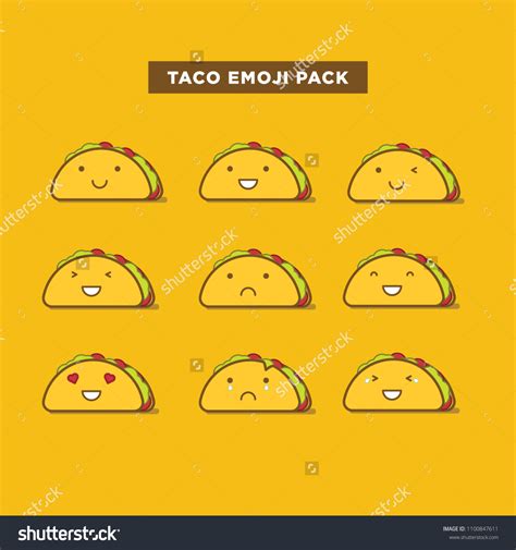 15 127 Cartoon Taco Images Stock Photos Vectors Shutterstock