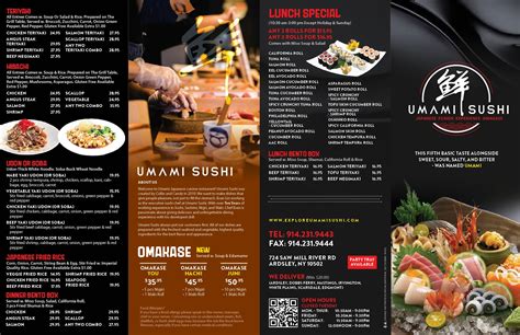 Sushi Bistro Menu A Culinary Symphony Of Fresh Flavors And Delectable