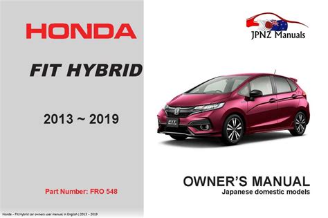 Honda Fit Owners Manual