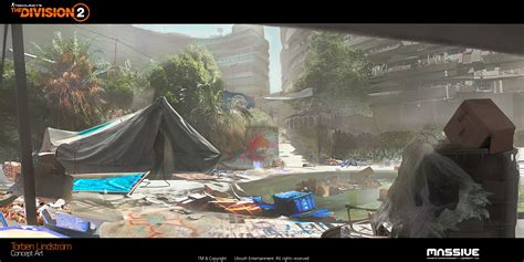 Torben Lindström The Division 2 Potomac Relief Camp Concept Art