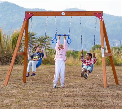 wooden playground set  glider swing belt nepal ubuy
