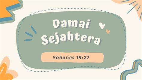 Damai Sejahtera Yohanes 1427 Song Lyrics Youtube