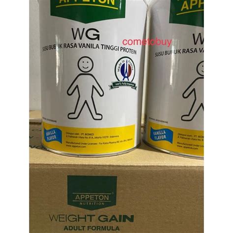 Jual Appeton Weight Gain Susu Untuk Gemuk Rasa Vanilla Cokat Dewasa