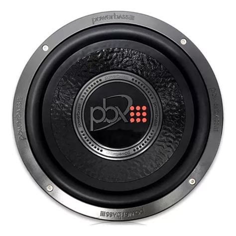 Subwoofer 10 Plg Powerbass Xl 1040d 700 Watts Max 4 Ohms Color Negro