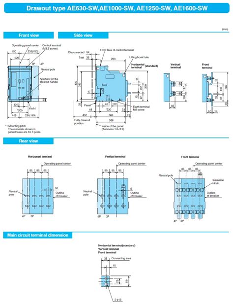 Acb Air Circuit Breaker Acb Mitsubishi Ae Sw P View Air Circuit