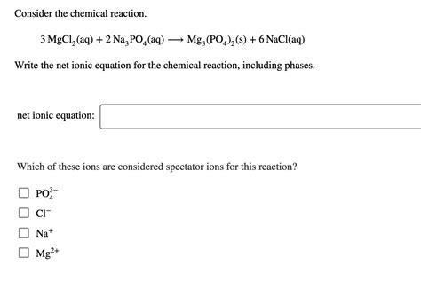 Solved Write The Balanced Net Ionic Equation For The