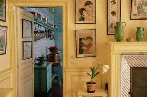 Kitchen Doorway In Claude Monets House At Giverny Peintre Monet