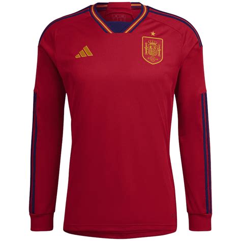 CAMISA MANGA LONGA ESPANHA 2023 UNIFORME TITULAR AEROREADY