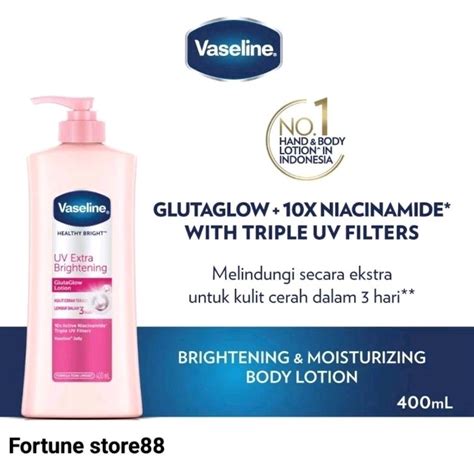 Jual Vaseline Healthy Bright Bodylotion 400ml Shopee Indonesia