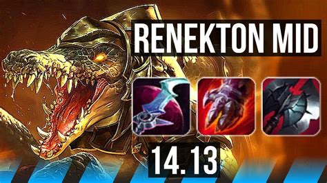 Renekton Vs Yasuo Mid Solo Kills K Dmg Legendary