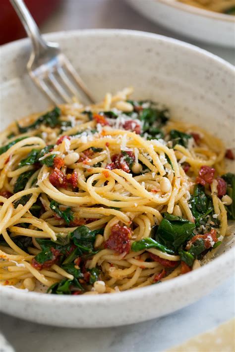 Sun Dried Tomato Pasta With Spinach Cooking Classy