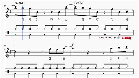 가져요 박지윤 드럼기타코드멜로디가사 드럼악보 무료 다운링크 드럼 독학 쉬운 악보 취미 드럼 악보 드럼 커버 쉽게