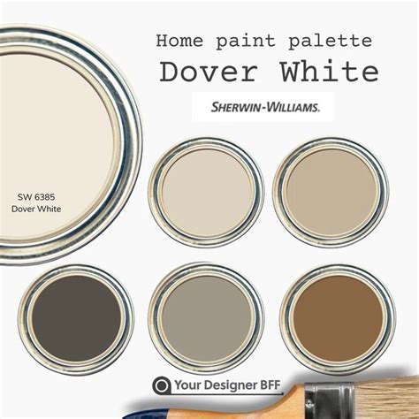 Sw Dover White Complementary Whole House Color Palette Moody