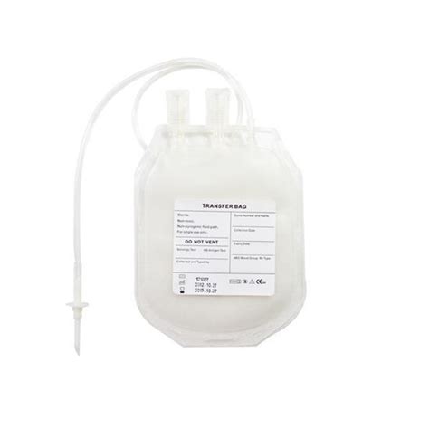 Ml Single Blood Bag With Cpda Medical Use Oem China Disposable