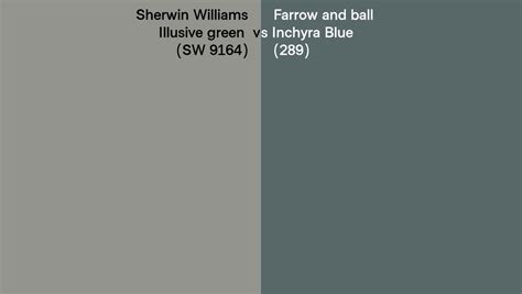 Sherwin Williams Illusive Green SW 9164 Vs Farrow And Ball Inchyra