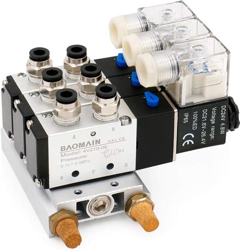 Buy Baomain Pneumatic Solenoid Valve V Dc V Position Way