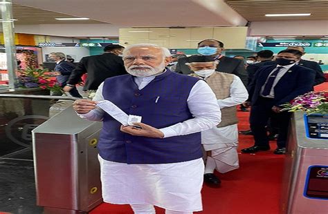 Pm Visits Pune And Inaugurates Pune Metro Rail Project India Reporting