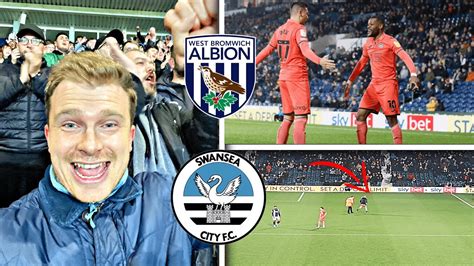 West Brom Vs Swansea Pitch Invader Away Limbs And Incredible