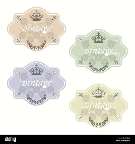 Vintage wine labels set Stock Vector Image & Art - Alamy