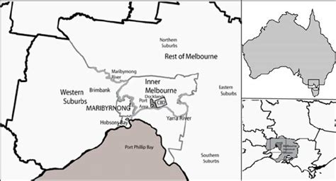 Melbourne’s inner western suburbs | Download Scientific Diagram