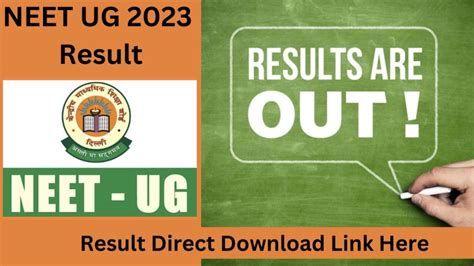 NEET UG Result 2023 Result Link Activated Neet Nta Nic In SarvGyan News