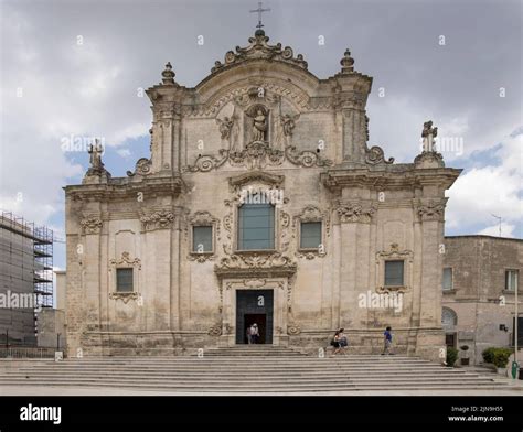 chiesa di san francesco d'assisi in matera town square a unesco world ...