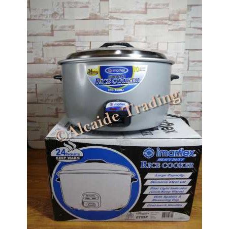 Imarflex Irc J Rice Cooker L Cups Lifetime Service Warranty