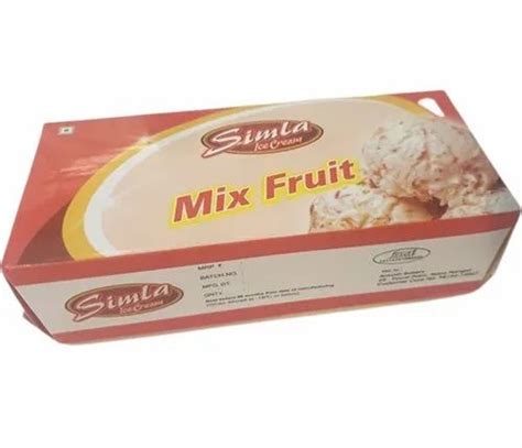 750 Ml Mix Fruit Ice Cream Brick At Rs 110 Box Ice Cream In Rupnagar