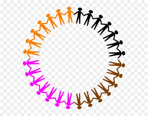 Community Clipart Unity - World People Holding Hands, HD Png Download - vhv