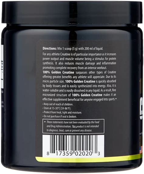 Golden Micronized Creatine Maxler