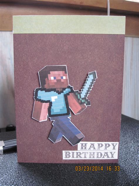 Minecraft Birthday Minecraft Birthday Birthday Happy Birthday