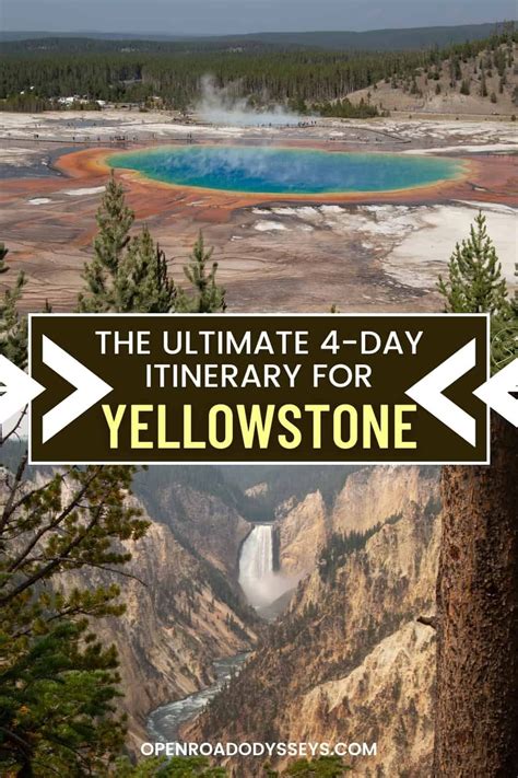 Best 4 Day Yellowstone Itinerary For First Timers 2024 Artofit