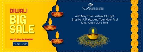 Facebook Cultural Diwali Big Sale Banner Wi Template Postermywall